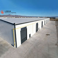 Atelier en structure d'acier léger, bâtiment d'usine durable, bâtiment en acier préfabriqué
