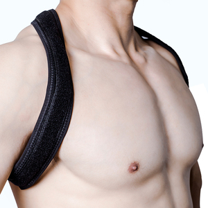 Correttore di postura in Neoprene elastico regolabile spalla bassa schiena dritta cintura trasversale per protezione uomo donna - Product Image 2