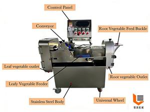 Cortadora Industrial <span class=keywords><strong>de</strong></span> doble cabeza, cortadora <span class=keywords><strong>de</strong></span> <span class=keywords><strong>cebolla</strong></span> vegetal grande, máquina cortadora para verduras, cortadora <span class=keywords><strong>de</strong></span> remolacha - Product Image 5