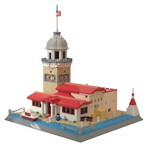 Set di Costruzioni <span class=keywords><strong>Torre</strong></span> della Vergine <span class=keywords><strong>Istanbul</strong></span> Turchia, Giocattolo Educativo in Plastica ABS, 909 Pezzi - Product Image 6