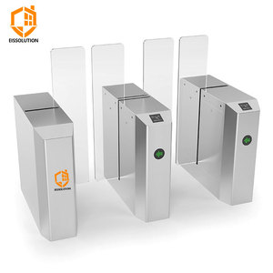 Eissolution tùy biến sinh trắc học kiểm soát truy cập trượt turnstile an ninh Kính trượt tốc độ cổng rào cản turnstile - Product Image 1