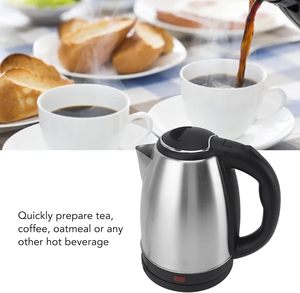 Hongda 1.8L 360 Degree Rotation Stainless Steel Portable Electric <b>Kettle</b> 1500W Fast Boil <b>Temperature</b> <b>Control</b> Boil-Dry Protection - Product Image 2
