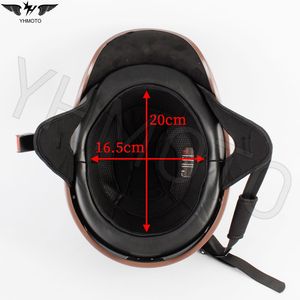 Casco Abierto YHMOTO para Motocicleta, Scooter, Universal para Adultos, Visera Corta, Hebilla de Liberación Rápida - Product Image 6