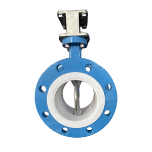 วาล์วผีเสื้อแบบเวเฟอร์ซีลนุ่ม ขนาด 2-24 นิ้ว พร้อมหน้าแปลนสแตนเลส WCB และตัวควบคุมแรงดันแบบนิวเมติก - Product Image 6