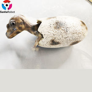 Modelo para incubar de huevo de dinosaurio de fibra de vidrio de tamaño pequeño - Product Image 3