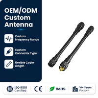 Câble vidéo col de cygne étanche avec connecteur SMA mâle vers SMA femelle, faible perte de signal, anti-âge, longue durée de vie, personnalisable OEM
