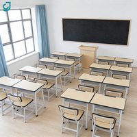 Meubles scolaires en gros, ensemble bureau et chaise pour école primaire, mobilier de classe en métal, articles scolaires, tables et chaises pour enfants