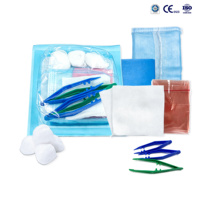 Consommables médicaux directs d'usine, kit de pansements chirurgicaux, boîtes de pansements de qualité pour les hôpitaux