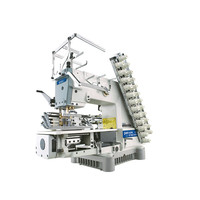 Machine à coudre industrielle à smocks décoratifs à grande vitesse à 12 aiguilles DT 008-12064P/VSM, prix