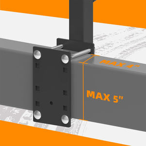 <span class=keywords><strong>Support</strong></span> <span class=keywords><strong>de</strong></span> <span class=keywords><strong>roue</strong></span> <span class=keywords><strong>de</strong></span> <span class=keywords><strong>secours</strong></span> AMBITION <span class=keywords><strong>pour</strong></span> accessoires <span class=keywords><strong>de</strong></span> <span class=keywords><strong>remorque</strong></span> utilitaire, conception à 3 écrous <span class=keywords><strong>pour</strong></span> supporter 180 livres, compatible avec la plupart des roues à 4, 5 et 6 goujons - Product Image 3