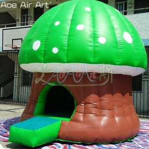 Château gonflable en PVC personnalisé en forme de champignon, trampoline/sauterie, divertissement intérieur/extérieur, lit de saut avec auvent - Product Image 3