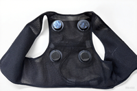 Gilet de travail d'été intelligent de style japonais en toile respirante avec fonction de refroidissement par air et fermeture double boutonnage