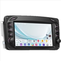Radio Mobil Layar Sentuh 7.0 inci Untuk Mercedes Benz Plug And Play Carplay Bluetooth Navigasi Kamera Mundur Pemutar Terintegrasi