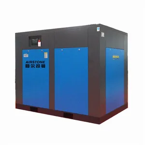 เครื่องอัดอากาศแบบสกรูทำความเย็น90 KW 120 HP ปรับความเร็วได้สำหรับตลาดเวียดนาม