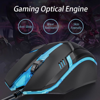 Hot Sale V1 1200DPI 3D Ergonomic LED Optical Mice USB Wired Gaming Mouse for Desktop Laptop Computer Gamer