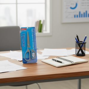 Waiso Student Safety Scissors 18Cm Straight Blade Plastic Handle For Children Office Use - Product Image 2