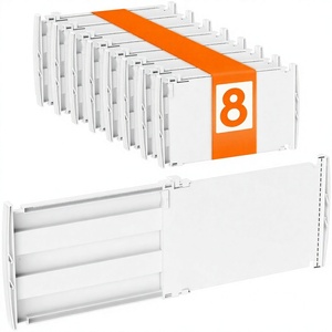 Séparateur de tiroir en plastique réglable, organisateur de placard extensible, séparateur de rangement rétractable pour la maison et le bureau. - Product Image 4