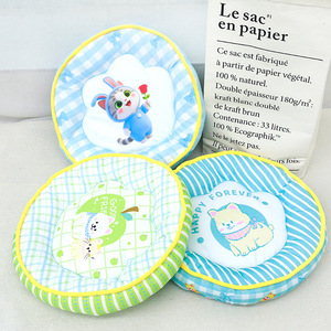 Pet Mats Round Cooling Cat Dog <b>Bed</b> Cartoon Print 50cm Four Seasons Seat <b>Cushion</b> - Product Image 1
