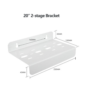 Soporte de hierro manual de 10/20 pulgadas para carcasa de filtro, placa blanca/negra, montaje en pared para filtración de agua exterior y ósmosis inversa - Product Image 3