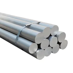 Batang padat Aluminium kualitas tinggi 6061 batang bulat 10mm 15mm 20mm 7075 T6 batang Aluminium