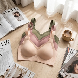 <span class=keywords><strong>Reggiseno</strong></span> Sportivo OEM Senza Cuciture Traspirante in Maglia Sottile Estivo Monopezzo Push-Up Senza Ferretto con Coppe 3/4 per Donne con Seno Grande - Product Image 2