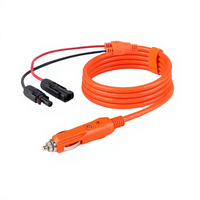 HUANUO One-to-Two 15A para Y-Splitter Cable de carga PV de vehículo de doble uso Enchufe para encendedor de cigarrillos de automóvil