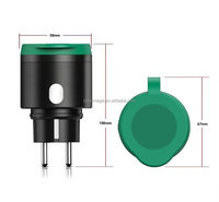 Prises intelligentes Tuya pour extérieur, Zigbee/WiFi, IP44, 16A, 220V~, étanches, surveillance de la consommation d'énergie, commande vocale, télécommande, minuterie