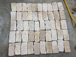 Rusty <strong>Granite</strong> Paving Stone <strong>Granite</strong> Cobbles <strong>10x10x10</strong> - Product Image 3