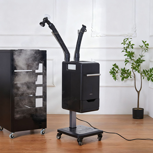 Nouveau design de vaporisateur capillaire pour salon, machine à micro-brume à ions négatifs nano avec double capuchon et tiroir de rangement, appareil de soin capillaire SPA - Product Image 4