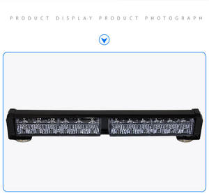 Lange schlanke Not licht leiste in Blau & Rot Verkehrs warn produkt für Krankenwagen-Blitzlichter - Product Image 6