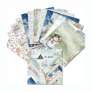 GF promozione delle vendite dirette della fabbrica 6x6 pollici 24 fogli <span class=keywords><strong>è</strong></span> inverno Scrapbooking artigianato fatto a mano sfondo di carta Scrapbook - Product Image 1