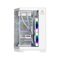 KINPOWER OEM ODM boîtier de PC d'usine boîtier d'armoire de processeur LCD châssis d'affichage de bureau mallettes d'ordinateur MATX mallette de jeu