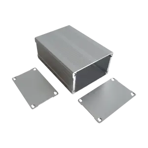 75*46-110Mm Versterker Gebruikt Kleine Geanodiseerde Aluminium Extrusie Profiel Box Behuizing