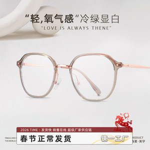 Monturas de Gafas Geométricas para Mujer Danyang 8148, Protección Contra Luz Azul, Montura Completa de Plástico, Lentes para Rostros Cuadrados y Redondos - Product Image 2