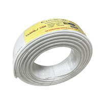 Câble coaxial RG6 haute performance - Conducteur en cuivre pur 75 ohms avec gaine en PVC pour CATV/CCTV et données de communication