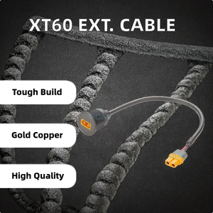 Xt60 2p Erkek Dişi Güç Şarj Panel Montajlı Uzatma Kablosu Uçak Model Rc Pil Drone Fpv Güneş Paneli Konektörü - Product Image 5