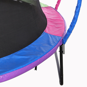 Trampolín Zoshine Luminoso para Exteriores con Tira de Luces LED RGB, Aro de Baloncesto y Tobogán de 6-16 pies - Product Image 4