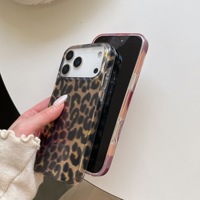Yeni Tasarım Kız Çocukları İçin IMD Leopar Desenli TPU Telefon Kılıfı iPhone 17 16 15 Pro Max 17 Air Özel Telefon Kılıfı