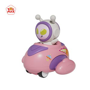 All'ingrosso cartone animato colorato doppio Pull-Back alieno macchinine, bambini inerzia giocattoli scorrevoli regali - Product Image 1
