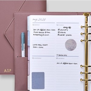 Tùy chỉnh lá lỏng lẻo Refill giấy giáo viên bài học kế hoạch 2026 cho 6 Vòng A5 chất kết dính bơm lại chương trình nghị sự máy tính xách tay - Product Image 2