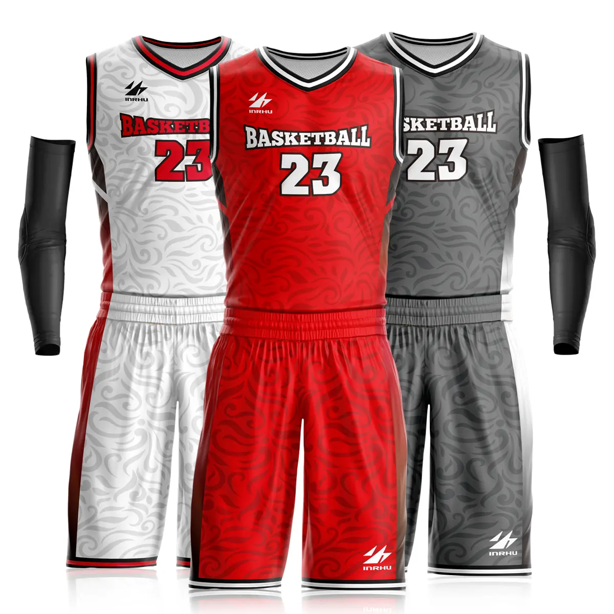 Gemaakt In China Duurzaam Dragen Shorts Sublimatie Omkeerbare Jeugd Basketbal Uniform Sets Omkeerbaar