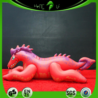 Costume de dragon gonflable portable personnalisé Hongyi pour adultes en PVC/TPU