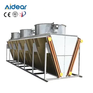 Aidear OEM High-qualitydry cooler Cost-effective air to water heat exchanger for chillers heat exchangers vertical evaporator