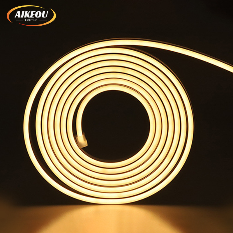 AIKEOU RGB IP67 Waterproof Outdoor Silicone Rope 12v Flex Rope Custom Logo Rgb Custom Neon Sign Led Neon Lights Strip · image 2