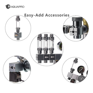 Régulateur de CO2 de cylindre en métal réglable pour Aquarium Fish Tank Pro pression d'échappement multifonctionnelle extensible série <span class=keywords><strong>AQUAPRO</strong></span> N - Product Image 4