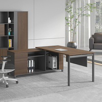 Bureau de luxe moderne, bureau d'ordinateur et bibliothèque, mobilier de bureau, ensemble bureau et chaise de bureau