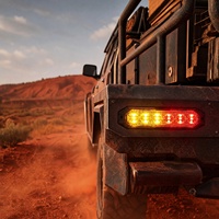 Feu arrière de signalisation 3-en-1 à LED stroboscopique, homologué SAE J595 CLASSE 1, IP6K9K, 12V 24V, avec fonction mémoire pour véhicule – Vente directe usine