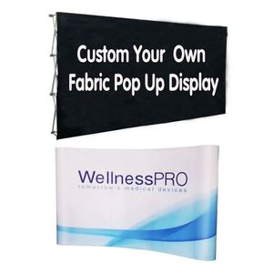 Expositor Pop-Up Personalizado, Expositor Pop-Up Curvo, Expositor Portátil de Tela - Product Image 1