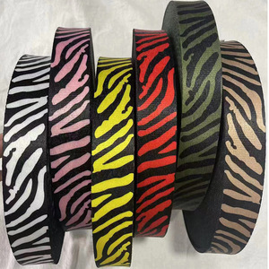 Cinta de Nailon Estampada de 1 Pulgada para Cinturón de Seguridad, Cinta de Poliéster Colorida para <span class=keywords><strong>Collar</strong></span> de Perro, para Comodidad y Estilo de Mascotas - Product Image 1