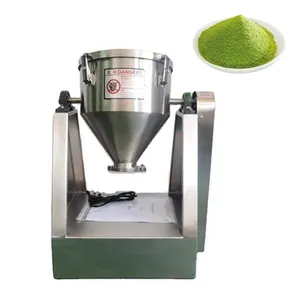 premix blender equipment double cone mixer poultry feed tumbler mixer steel drums concrete mixer